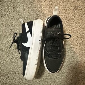 Nike Black and White Athletic Shoes